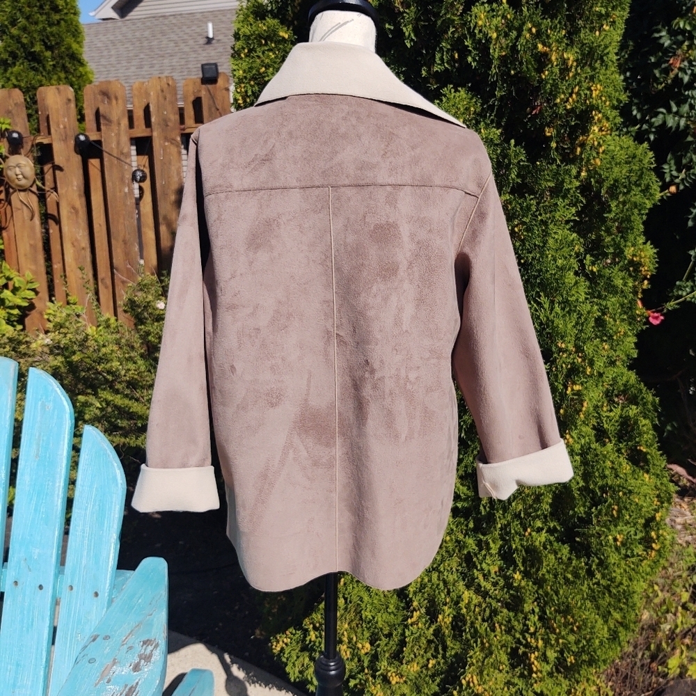 Alfred Dunner 12 Nordic Faux Suede Jacket! - Picture 11 of 12